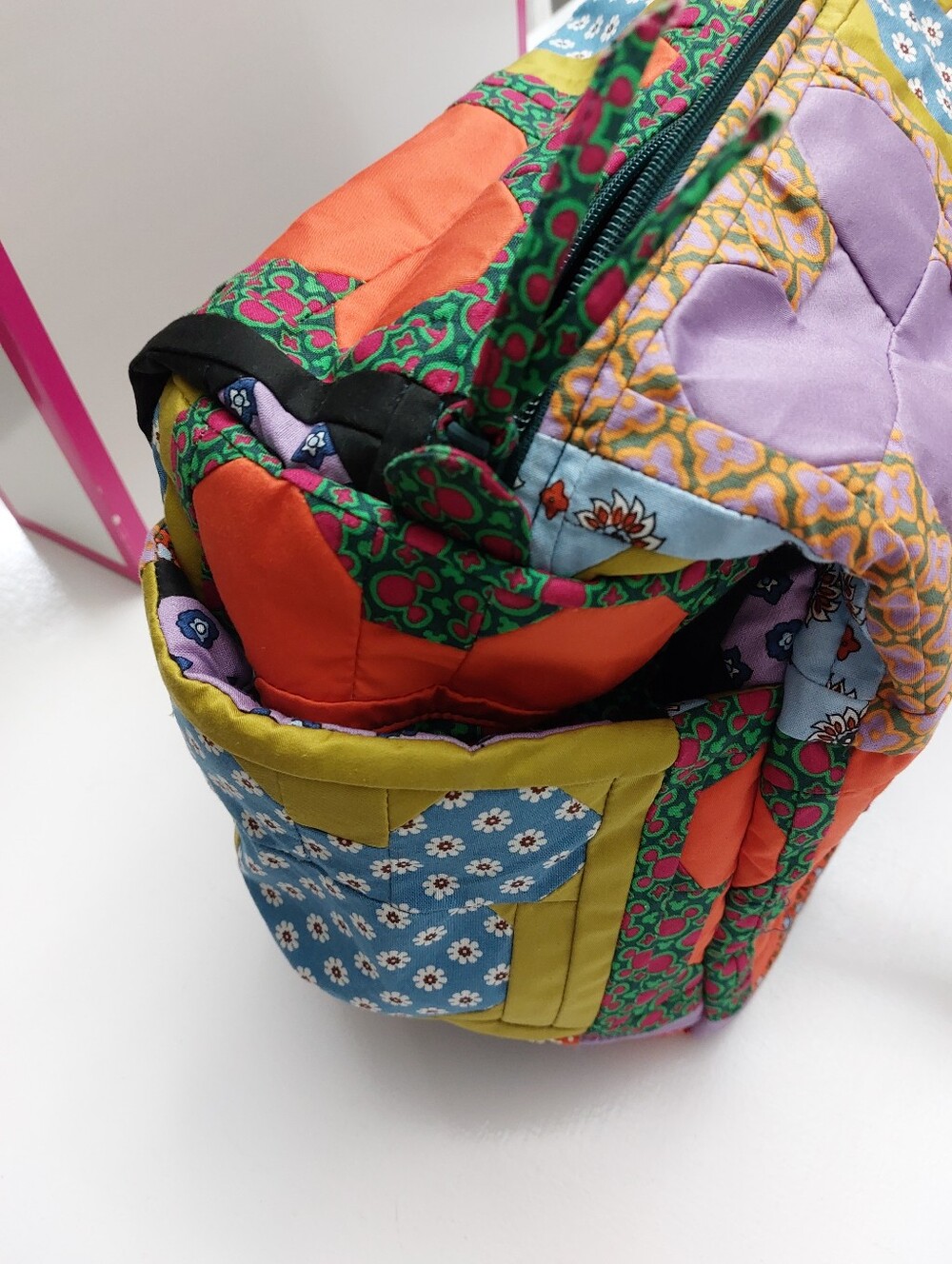 Vera Bradley Disney Patchwork Small Original Duffel NWT - Picture 4 of 5